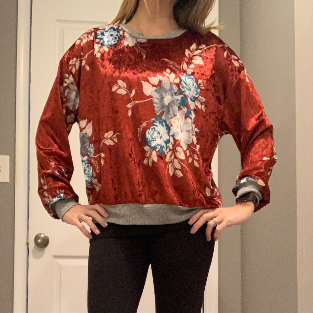 Crescent Drive - Velour Top
